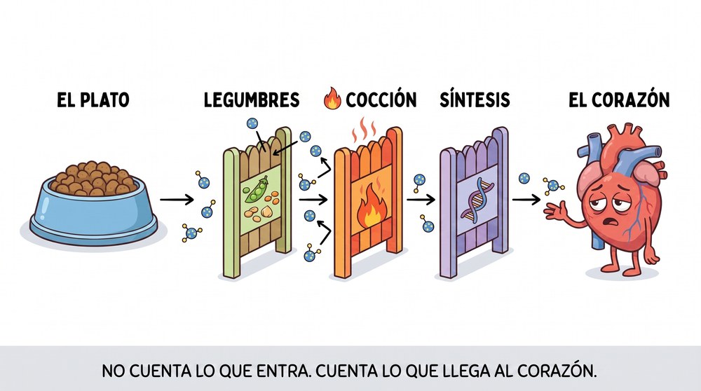 Lo que se pone entre el plato y el corazón