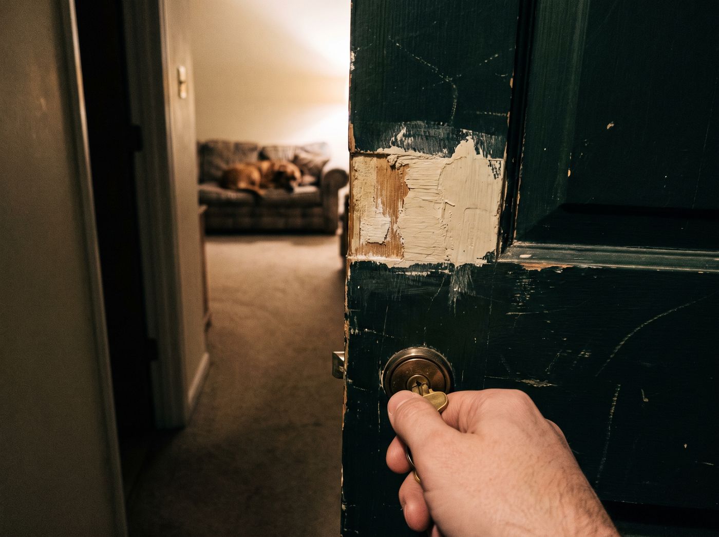 “I’m not holding my breath when I put my key in the lock anymore.”